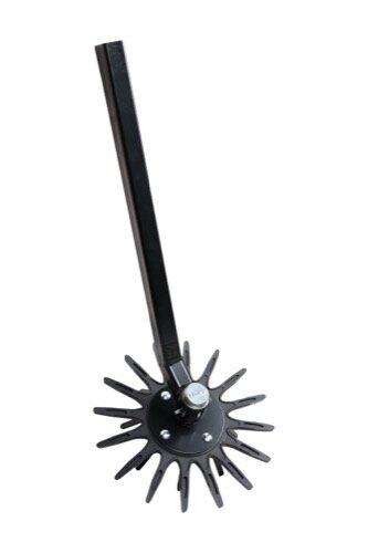 Fingerhackelement Ø370mm mit Stiel links