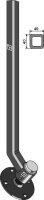 Haltearm für Fingerhacke Ø370mm links