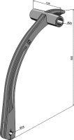 Arm für Rollenstriegel Passend für John Deere...