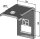 Halter für Zinken 45 x 12 mit Verstärkungsfeder 45 x 10