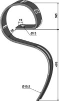 Großfederzinken