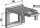 Halter für Zinken 32 x 10 mit Verstärkungsfeder 32 x 10