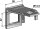 Halter für Zinken 32 x 12 mit Verstärkungsfeder 32 x 10