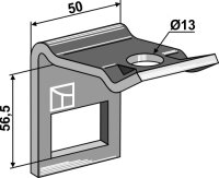 Halter für Zinken 32 x 10