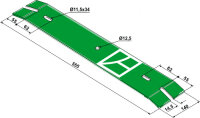 Blattfeder 555 Passend für Kverneland 303172