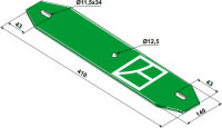 Blattfeder 410 Passend für Kverneland 057066