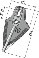 Gänsefußschar 295x9 Hartmetallbeschichtet...