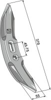 Grubberschar 370mm Passend für Amazone BBG HC119...