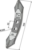 Grubberschar 300mm Passend für Alpego 800049