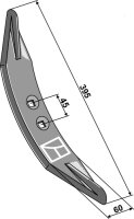 Grubberschar 395mm