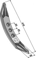 Grubberschar 410mm