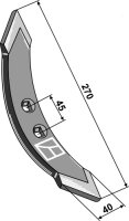 Grubberschar 270mm