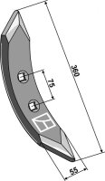Grubberschar 360mm