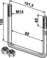 Bügelschraube M14