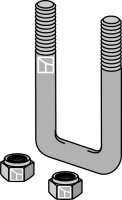 Bügelschraube 81 x 155 M16 für 80 x 120 Rahmen