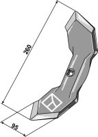 Grubberschar Fraudge 260mm