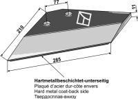 Ersatzflügel links Passend für Frost 51835