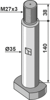 Bolzen Ø35