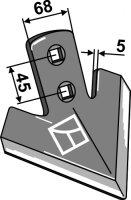 Gänsefussschar 165mm