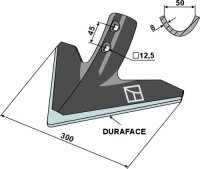 Gänsefußschar 300mm DURAFACE