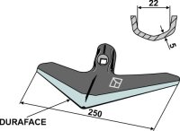 Gänsefußschar 250mm DURAFACE Passend für...
