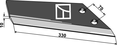 Ersatzflügel modell Becker standard Ausführung rechts Passend für Becker 036813