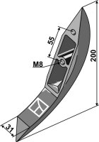 Gülle-Schleppschuh Passend für Bomech 95089