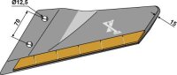 Ersatzflügel Hartmetall links Passend für...