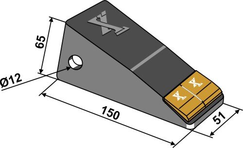 Scharspitze Hartmetall