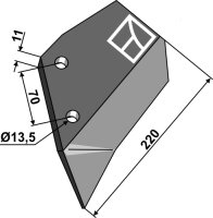 Ersatzflügel links Passend für Dal-Bo 76266