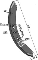Grubberschar 500mm
