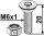 Innensechskantschraube M6x1