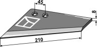 Ersatzflügel links Passend für Rabe GG-110L...