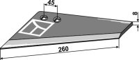 Ersatzflügel links Passend für Rabe GG-10L...