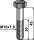 Sechskantschraube M10x15x45 ohne Mutter