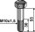 Sechskantschraube M10x15x55 ohne Mutter Passend für Agria New Holland 84437627