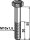 Sechskantschraube M10x15x55 ohne Mutter