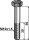 Sechskantschraube M10x15x60 ohne Mutter