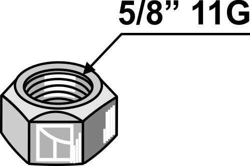 Sicherungsmutter 5/8 11G