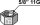 Mutter 5/8 11G