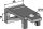Halter für Zinken 25 x 8