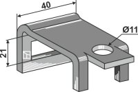 Halter für Zinken 26 x 10