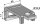 Halter für Zinken 25 x 8