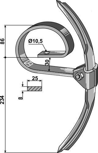 Garezinken ZJ62 Passend für Doublet-Record HE-VA 101032010