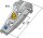 Halter komplett Serie 200 Passend für Kverneland Bourgault RF22679