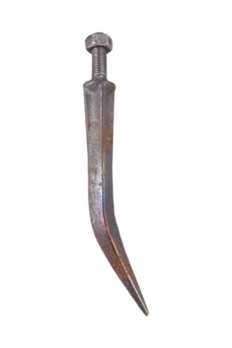Rippen-Konus-Ackereggenzinken "Stern" Naturhart gebogen