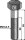 Sechskantschraube M20x25x65 ohne Mutter