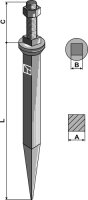 Ackereggenzinken aus Borstahl