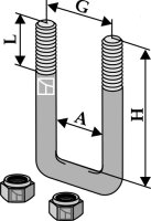 Bügelschraube M16 x 2