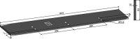 Schneidschiene 1970x10mm Passend für Lemken 4222826